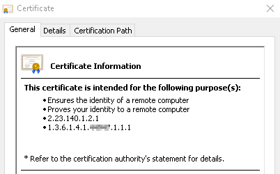 SSL certificate