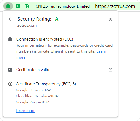 Certificate Transparency