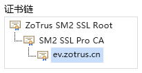 国密EV SSL证书链